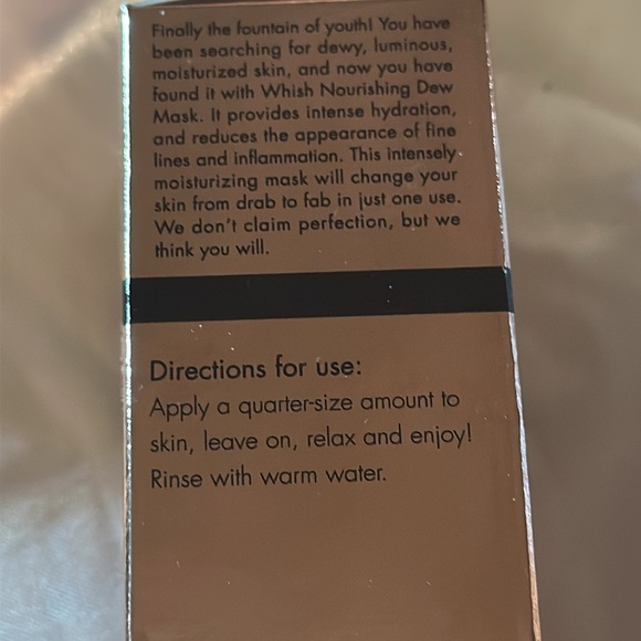 WHISH Rose Hip + Lotus Nourishing Dew Mask -Improved Hydration 2 full oz - Picture 3 of 6